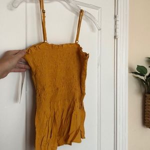 No Boundaries NWT mustard tank